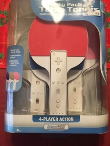 Nintendo Wii Party Pack Table Tennis Remote Extensions Controller Paddles - NIB - Picture 1 of 3