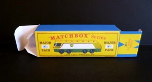 Matchbox Lesney Major Pack M1B BP Autotanker Reproduction Box (D Type Box only) - Picture 1 of 2
