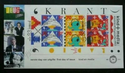 [SJ] Holland Netherlands Media 1993 Kid Welfare Elephant Cartoon Music (FDC) - Image 1 of 4