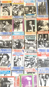 PRIVATE EYE. (22 ISSUE 1970-1997 MOST HIGH GRADE MAGAZINE LOT.) - Foto 1 di 23