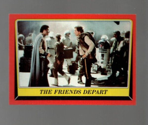 1983 Topps Return of the Jedi Series 1 Red card #64 The Friends Depart NM/Mint