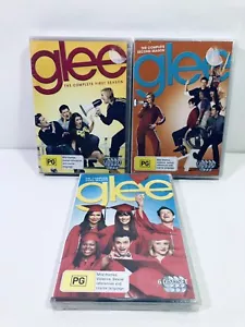 New Sealed - Glee • Complete 1 2 3 Season Series Box Set TV Show - Picture 1 of 2