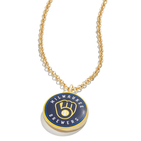 BaubleBar Milwaukee Brewers Pendant Necklace Cover
