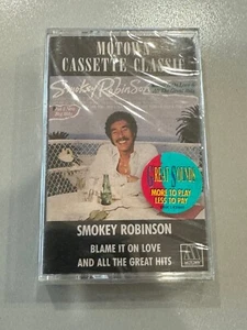 Blame It on Love and All the Great Hits by Smokey Robinson Cassette Sealed - Picture 1 of 2