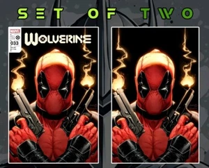 WOLVERINE #33 TRADE & VIRGIN VARIANT SET OF 2 COVERS BY SCOTT WILLIAMS Deadpool - Picture 1 of 4