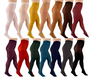 Opaque Women's Tights 60 denier PLUS SIZE Aurellie - Picture 1 of 18