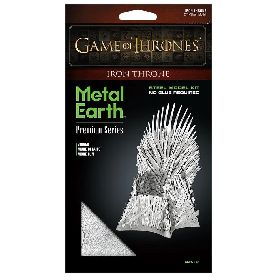 Metal Earth Game Of Thrones Iron Throne Metal Art Model - Image 1 of 1