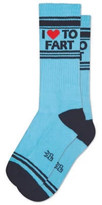 Lustige Furzsocken von Kaugummipudel Unisex gerippt Gym Crew Socken Statement Socken - Bild 1 von 20