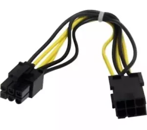 StarTech.com 8in 6 pin PCI Express Power Extension Cable - Power extension cable - Picture 1 of 3