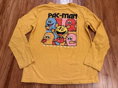 GAP KIDS желтый с длинными рукавами PAC MAN верхний мальчиков размер 12 XL - Изображение 1 из 4