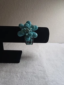Vintage Turquoise flower Braclet Beautiful ๐ - Picture 1 of 5