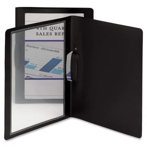 Frame View Poly Report Cover with Swing Clip Side Fastener, 1/2" Capacity, Le... - Picture 1 of 2