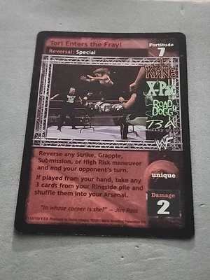 WWE RAW DEAL TORI ENTERS THE FRAY! KANE ORIGINAL FULLY LOADED ULTRA RARE - Image 1 of 4