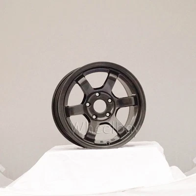 4 件 ROTA 轮子格栅凹槽 15X8 5X100 +20 57.1 超黑 14.6 磅 — 第 1/4 张图片