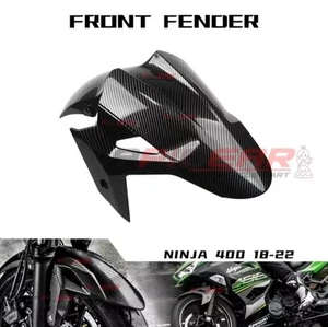 Customization Kawasaki Ninja 400 Z400 Water Transfer Carbon Fibre Paint Mudguard - Picture 1 of 5