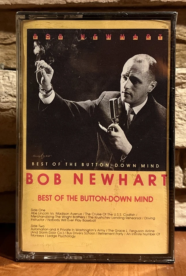 Bob Newhart - Best of The Button-Down Mind Cassette Tape 1985, Warner NEW SEALED - Image 1 of 3