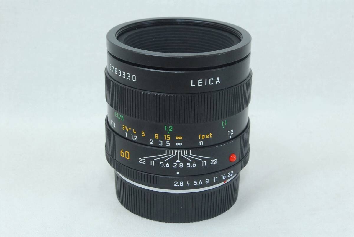フィルムカメラ MACRO-ELMARIT-R 1:2.8/60 R-only #145b Macro-Elmarit-R 2,8/60mm