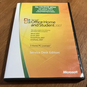 Microsoft Office Home & Student 2007 Service Desk Edition Includes Product Key - Picture 1 of 4