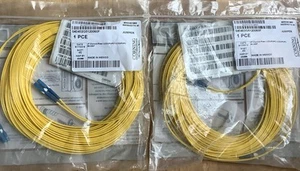 2 pièces - Corning Fiber Jumper monomode LC/LC 60 pieds 040402G5120060F - Photo 1/3