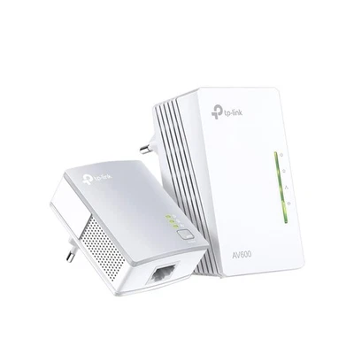 TL WPA4220 KIT Powerline Kit AV600Mbps e Wi Fi 300Mbps Homeplug AV2 Porte - Immagine 1 di 4