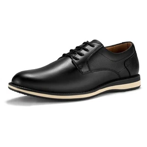 HEEZ Men's Oxford Shoes Modern Lace Up Dress Shoes Formal Derby Dress Shoes C... - Picture 1 of 6