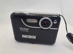 Vivitar Digital Camera Vivicam 5018 5.1MP Black Tested - Picture 1 of 5
