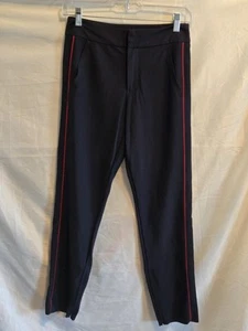 Athleta Stellar Novelty Trouser Pant Women's Size 4, Black Ankle Stretch - Picture 1 of 4