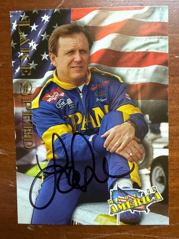 Lake Speed Signed 1996 MAXX Made in America NASCAR  - Image 1 of 1