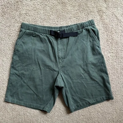 Pantalones Cortos EMS Para Hombre Grandes 36x9 Tiro Medio Cinturón Verde Chino Oriental Montaña Deportes Foto 1 de 4