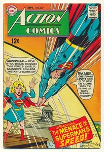 DC Action Comics Issue #367 The Meance of Superman's Speed! 4.0 VG 1968 - Picture 1 of 2