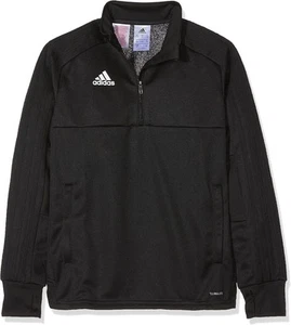 adidas Children's Long-Sleeved Shirt CON18 TR2 Y Sweatshirt, Black, 7-8 Years - Picture 1 of 4