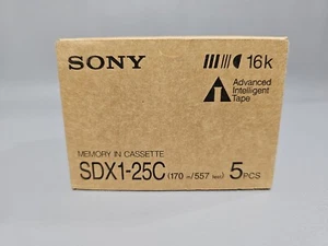 5pk SONY SDX1-25C TAPE DATA CARTRIDGE - Picture 1 of 3