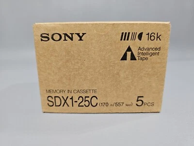 CARTUCHO DE DATOS CINTA SONY SDX1-25C 5pk Foto 1 de 3
