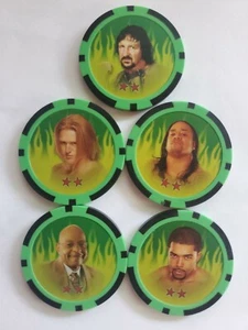 2011 Topps WWE Power Chipz lote - Funk Slater uso largo Otunga - Imagen 1 de 7