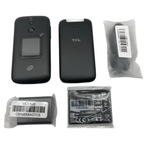 TCL FLIP 2 T408DL Phone TracFone 4G LTE  16GB 2.8” Seniors BIG Numbers BASIC CLA - Picture 1 of 12