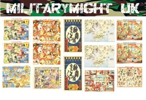 1/32 - 1/35 SCALE WW2 JAPANESE BOARD GAMES PACK DIORAMA DECALS - Picture 1 of 1