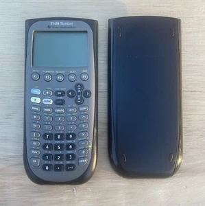 TEXAS INSTRUMENTS TI-89 Titanium Plus Graphing Calculator With Cover TESTED - Picture 1 of 5
