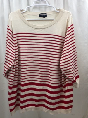 Suéter para mujer Lands End manga 3/4 3X Foto 1 de 2