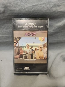 AC/DC Dirty Deeds Done Dirt Cheap Cassette CS 16033 Classic Rock AC DC - Picture 1 of 1