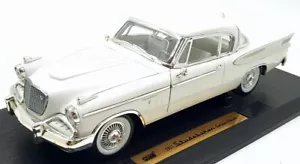 Anson 1/18 Scale Diecast 30384 - 1957 Studebaker Golden Hawk - White - Picture 1 of 5