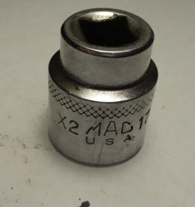 Mac X2 17mmr 3/8" Drive 12 Point Metric 17mm Shallow Socket USA - Picture 1 of 2