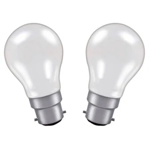 2x Philips 60W 240V Bayonet Cap BC B22 Dimmable GLS Pearl - Picture 1 of 2