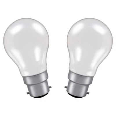 2x Philips 60W 240V Bayonet Cap BC B22 Dimmable GLS Pearl - Image 1 of 2
