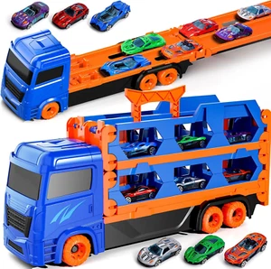 Toddler Toys for 3 4 5 6 Years Old Boys, Die-Cast Transport Truck Car Toys 64... - Picture 1 of 1