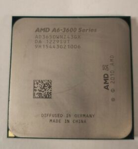 AMD A6-3600 Series A6-3670K AD3650WNZ43GX CPU Quad-Core 2.7 GHz 4M Socket