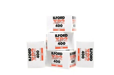 Ilford XP2 Super Black and White Negative Film (35mm Roll, 24 Exposures) 5 Pack - Image 1 of 4