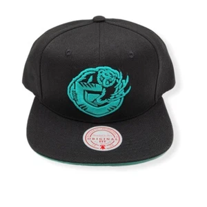 Mitchell & Ness Memphis Grizzlies Two Tonal HWC Black Adjustable Snapback Hat - Picture 1 of 6