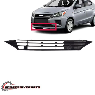 Fits Mitsubishi Mirage 21-24 Matte Black Front Bumper Lower Grille New Factory Foto 1 de 4