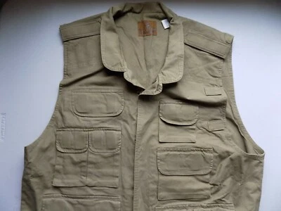 REDHEAD XL Hunting Fishing Vest TV798 100% Cotton Olive Green Men's XL - Image 1 of 4