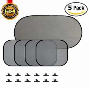 5PCS Car Auto Sun Shade Side Rear Window Visor Sun Protector for Child Baby Pets - Picture 1 of 6